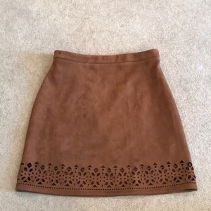 Beautiful faux suede skirt